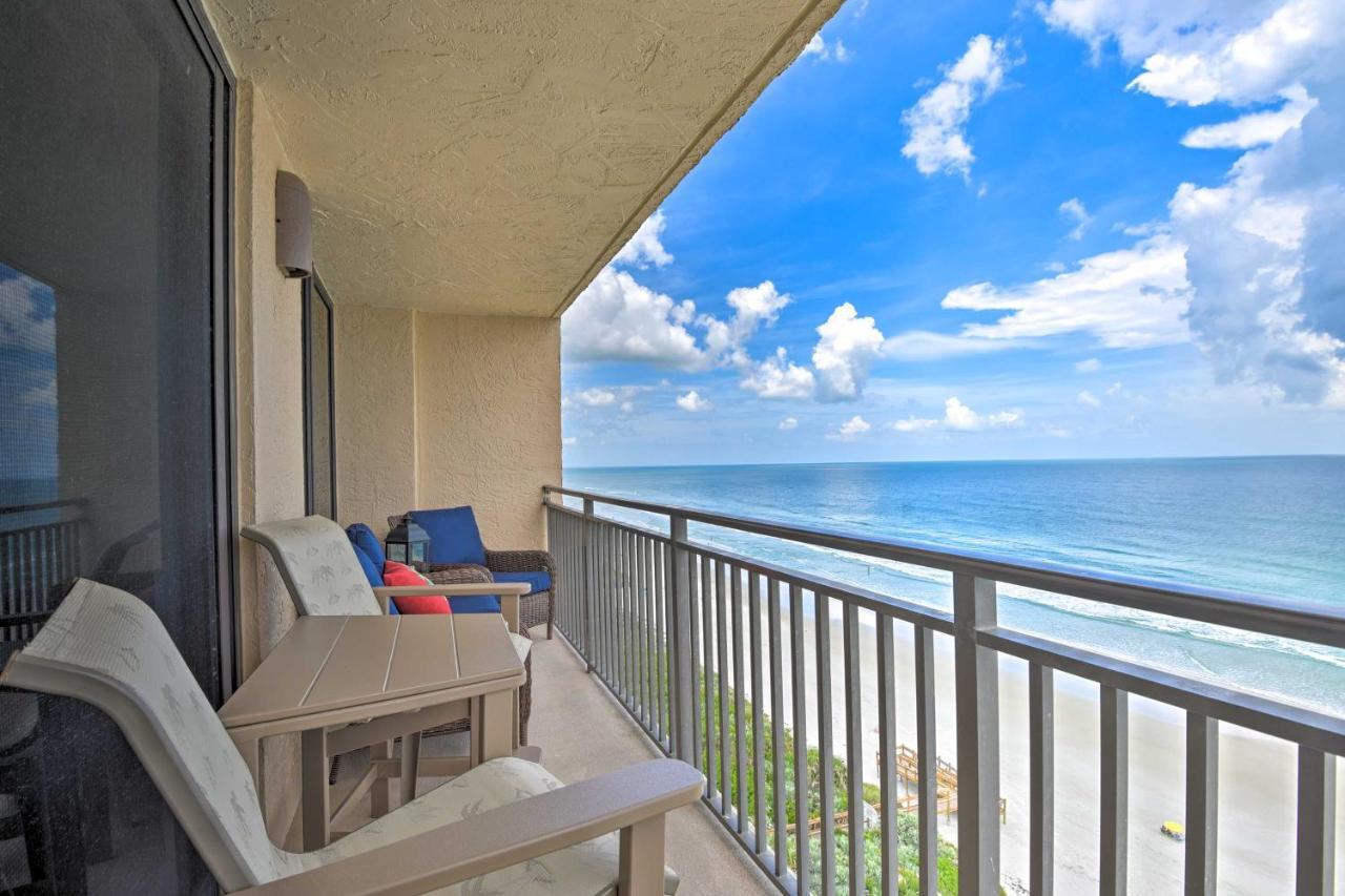 Beachfront Resort Condo With Panoramic Ocean Views! New Smyrna Beach Exteriör bild